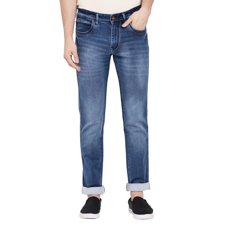 Duke Stardust Men Slim Fit Jeans (SDD5142) 32 / Blue / Washed