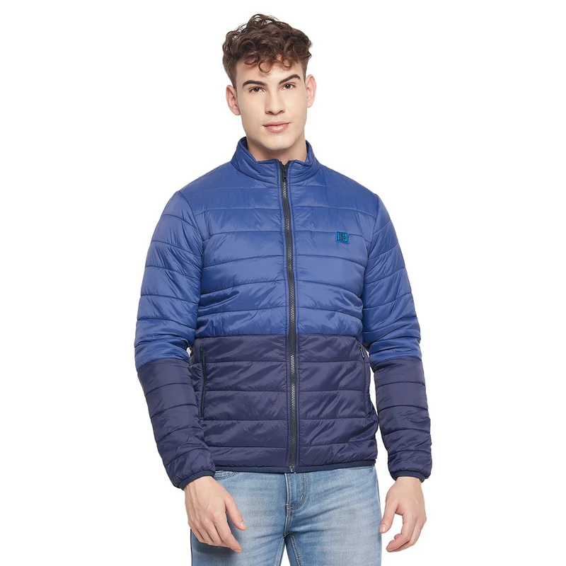 Duke Urban Men Full Sleeve Jacket (SDZ880) Navy / XXL / Color Block