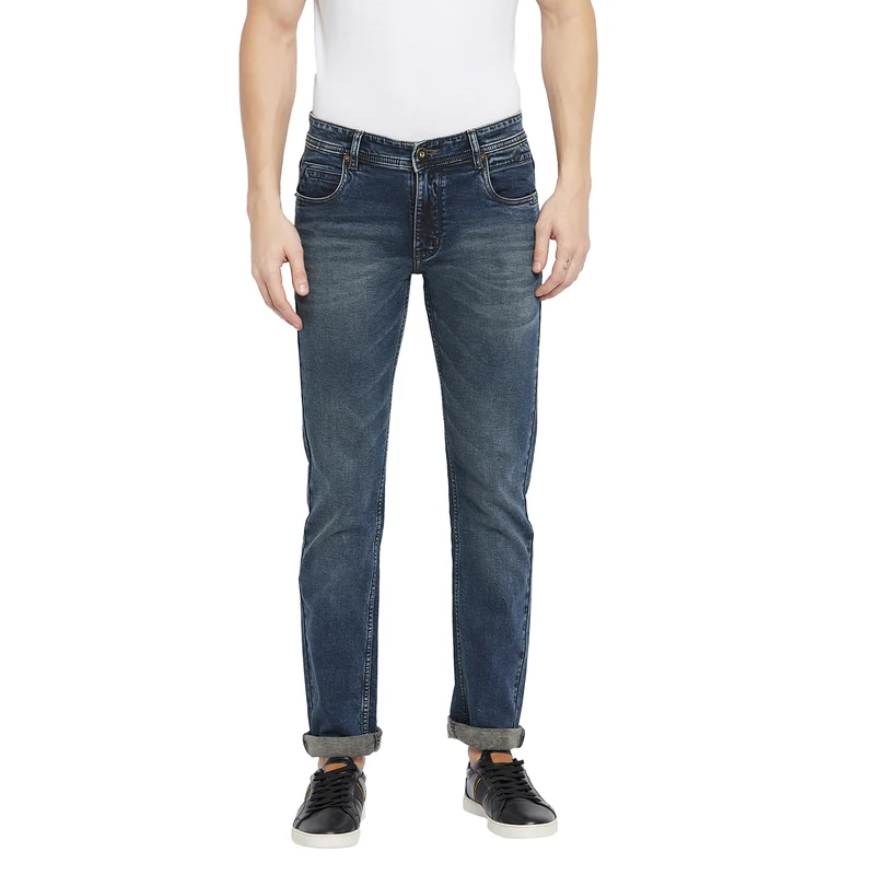 Duke Stardust Men Slim Fit Jeans (SDD5121) 34 / Tint Khaki / Washed
