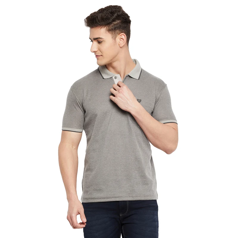 Duke Stardust Men Half Sleeve Cotton T-Shirt (MSD36) XXL / Oak Wood / Solid