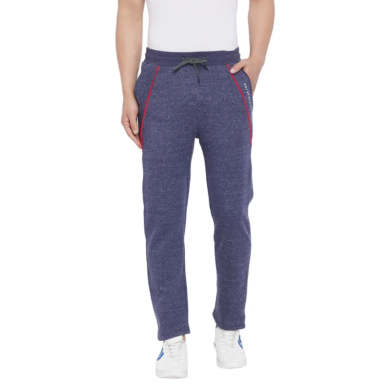 Duke Urban Men Self Design Track-Pant (LF5569) Navy / L / Self Design