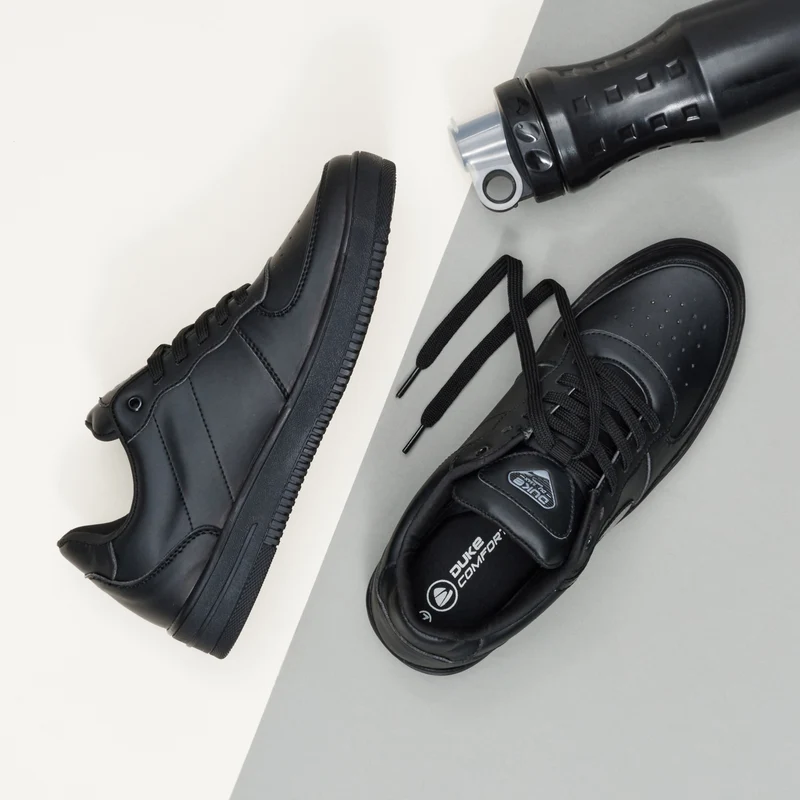 Duke Men Sneakers (FWOL1362) Black / UK 8 / Solid Contrast