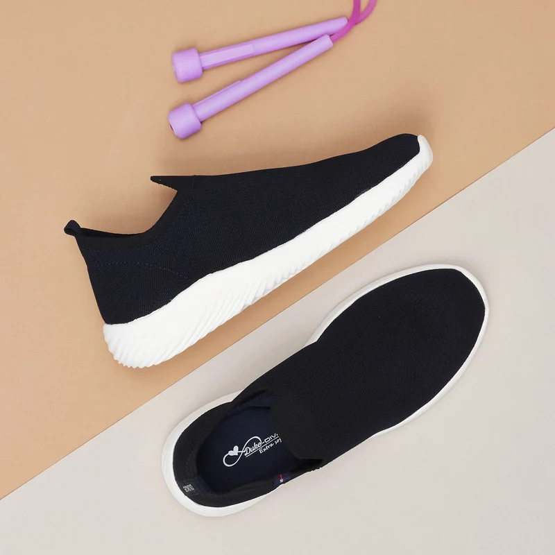 Duke Women Sports Shoes (XFOL1508) Navy / UK 4 / Solid Contrast
