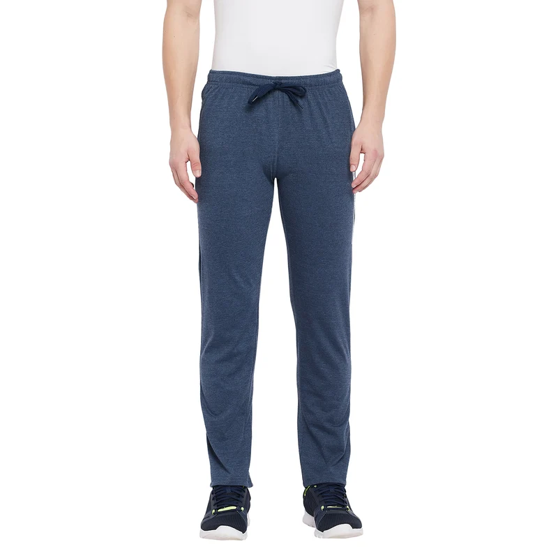 Duke Urban Men Regular Track Pants (LF5619) Denim Blue Mel. / M / Solid