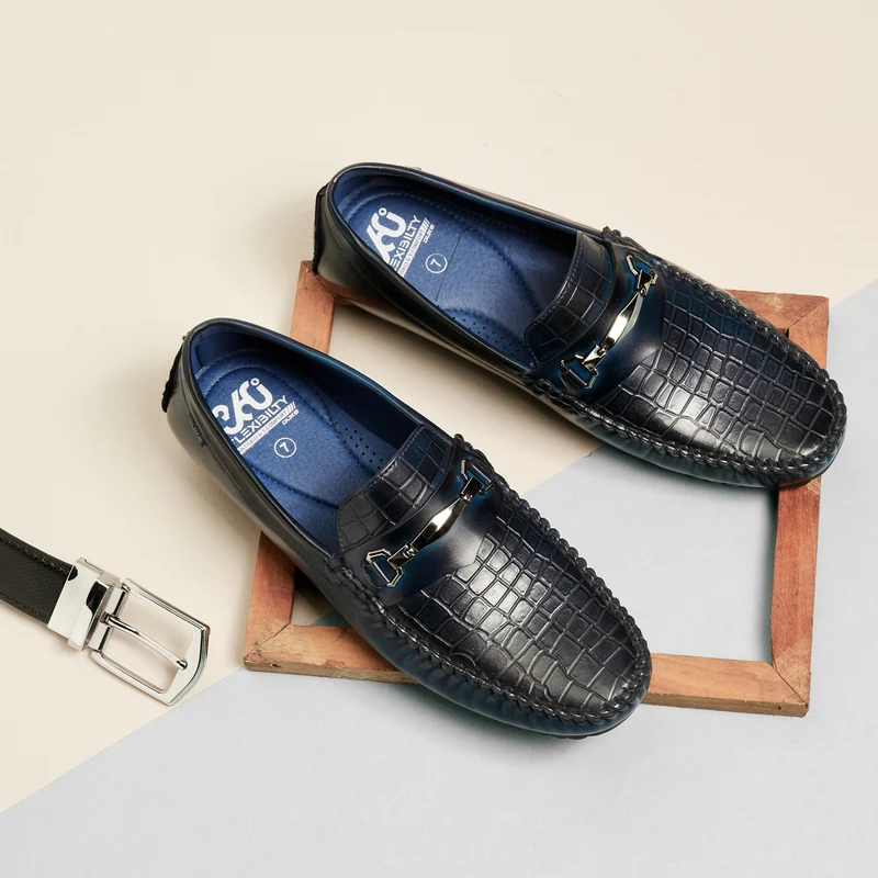 Duke Men Loafers (FWOL814) Navy / UK 8 / Solid