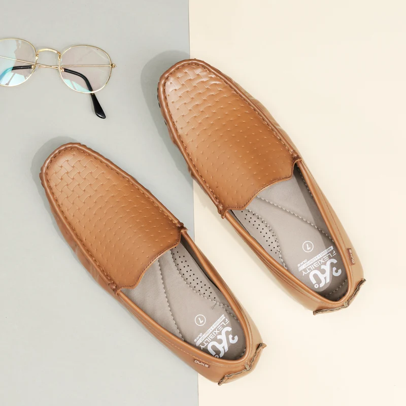 Duke Men Loafers (FWOL817) Tan / UK 8 / Solid
