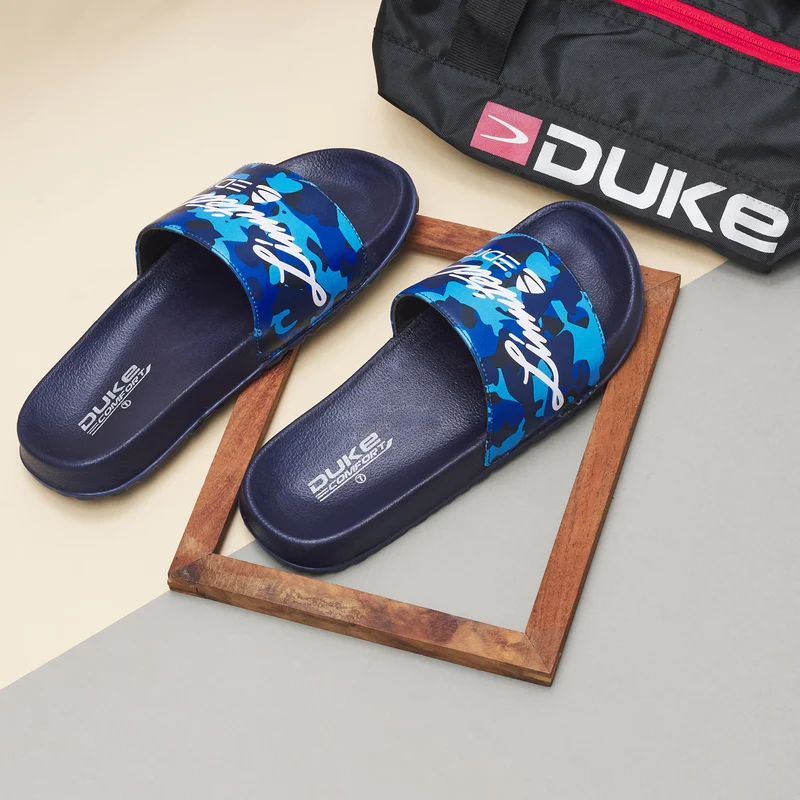 Duke Men Sliders (FWC6078) UK 9 / Camouflge Green / Printed