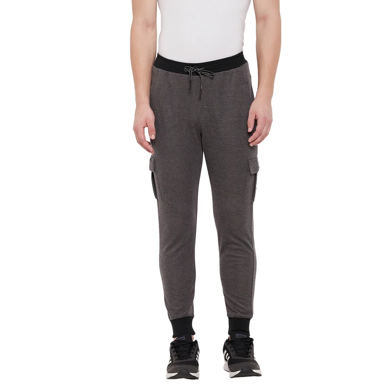 Duke Urban Men Jogger Slim Fit Track Pants (LF5599) Black / L / Solid