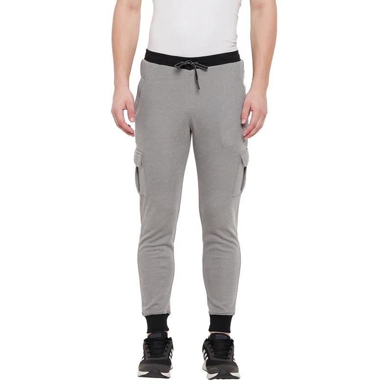 Duke Urban Men Jogger Slim Fit Track Pants (LF5599) M.Grey Melange / L / Solid