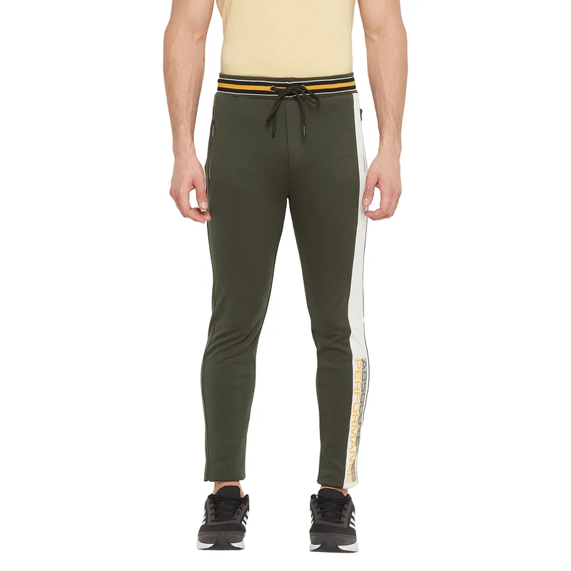 Duke Urban Men Regular Track Pants (LF5614) Olivine / M / Solid