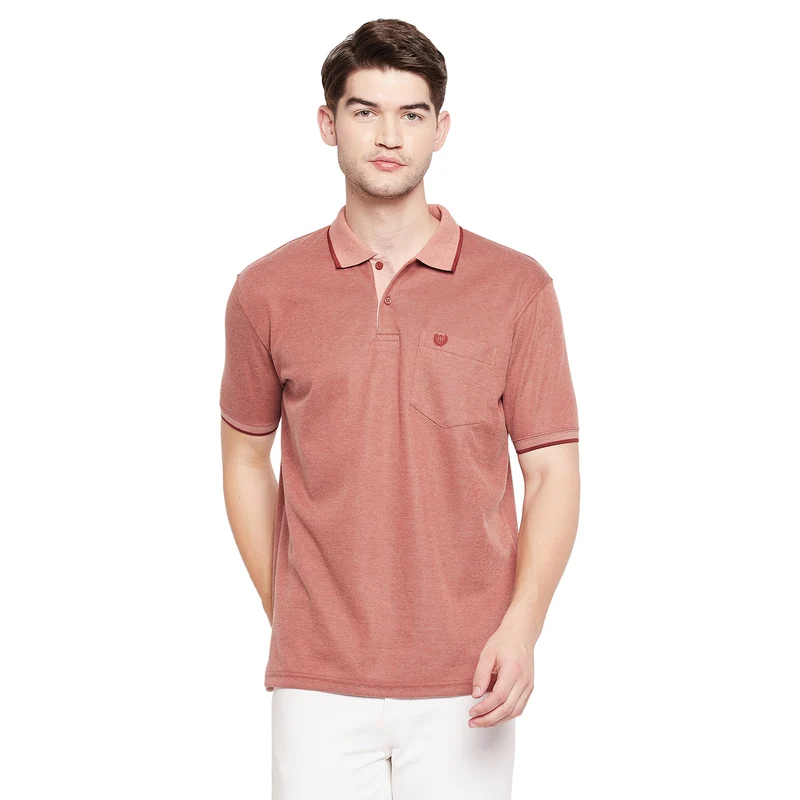 Duke Stardust Men Half Sleeve Cotton T-Shirt (ONSD22S) Rust / L / Solid