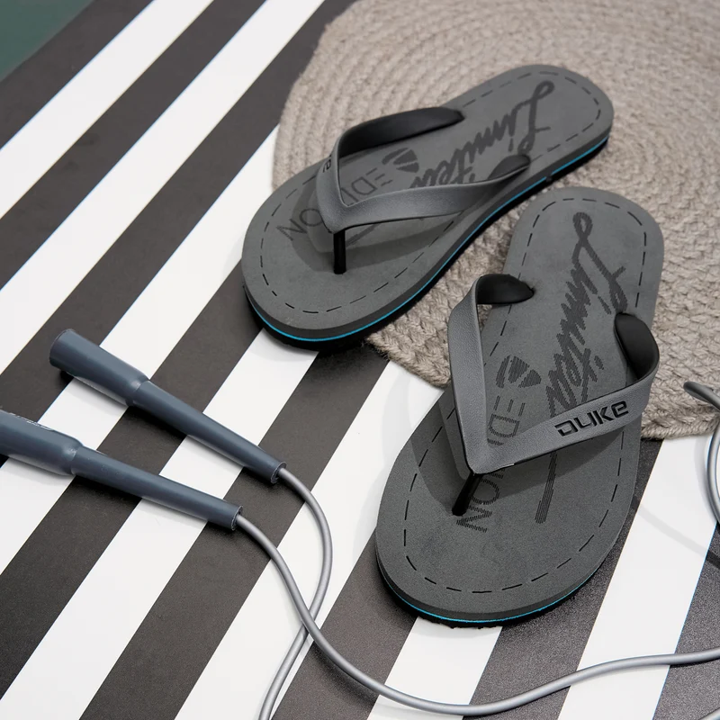 Duke Men Thong Flip-Flops (FWC6098) Grey / 11 UK / Solid Contrast