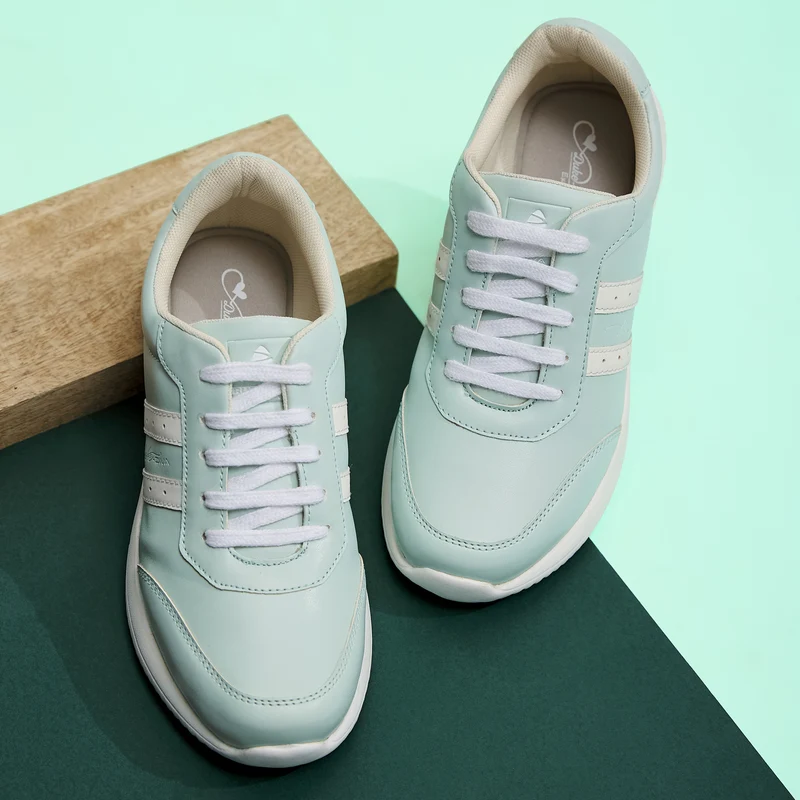 Duke Women Sports Shoes (XFOL1518) Sage Green / UK 4 / Solid Contrast