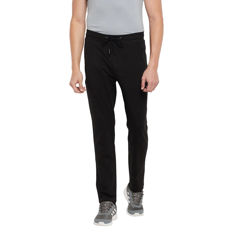 Duke Urban Men Regular Track Pants (LF5609) Black / L / Solid