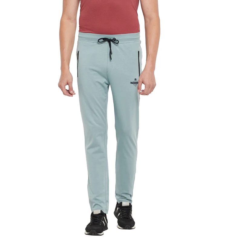 Duke Urban Men Regular Track Pants (LF5609) Pine Blue / XL / Solid