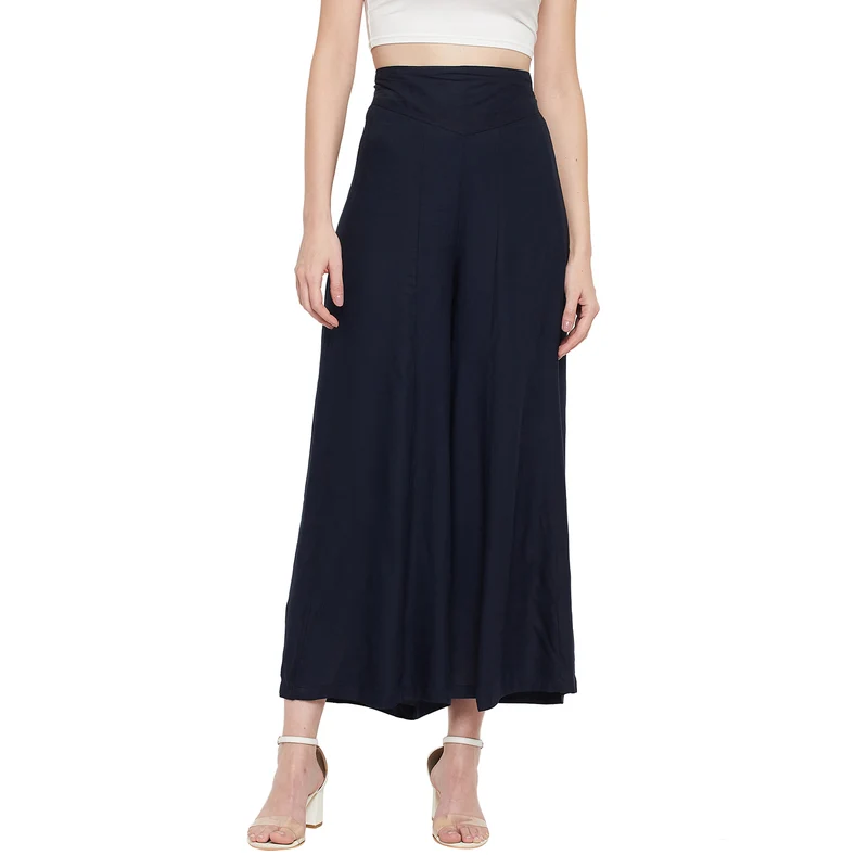 Duke Urban Women Regular Palazzo (SDX3904) XXL / Navy / Solid