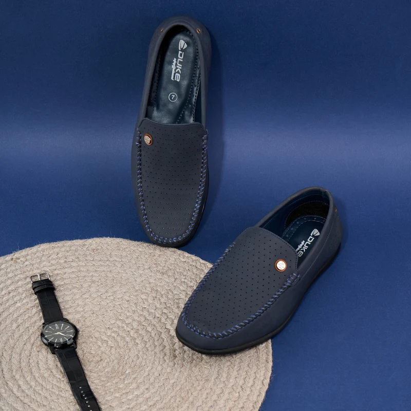 Duke Men Casual Shoes (FWOL793) 7 UK / Navy / Solid Contrast