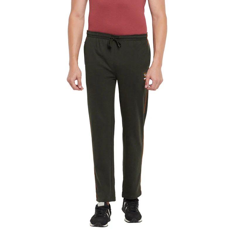 Duke Stardust Men Regular Track Pants (LF5500T) Olive / M / Solid