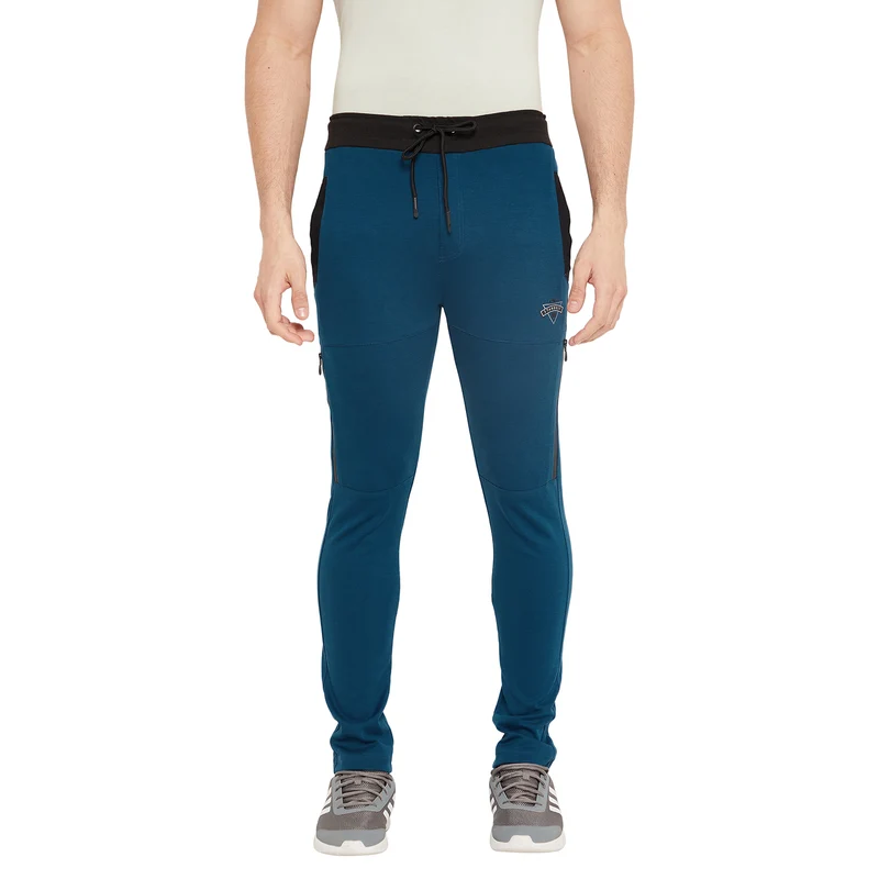 Duke Urban Men Regular Track Pants (LF5607) Denim / L / Solid