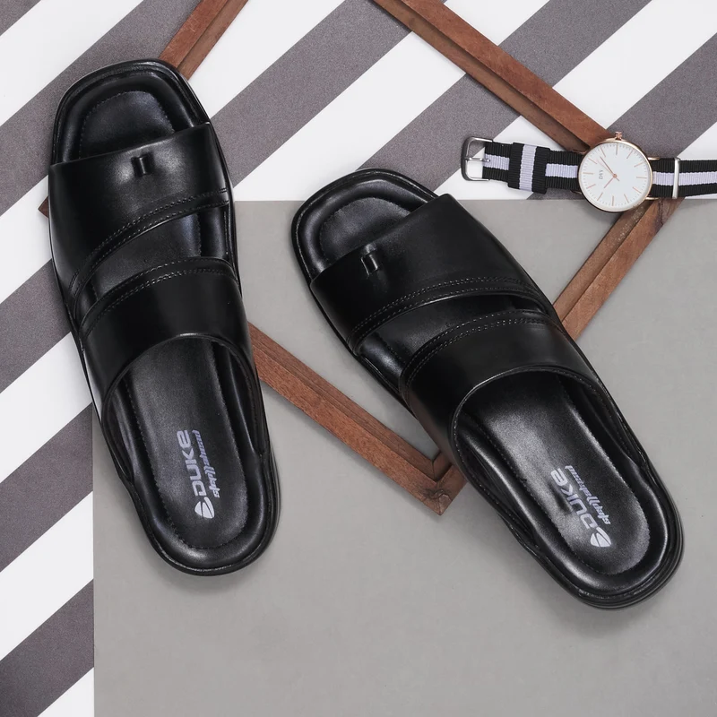 Duke Men Comfort Sandals (FWD8047) 8 UK / Camel / Solid Contrast