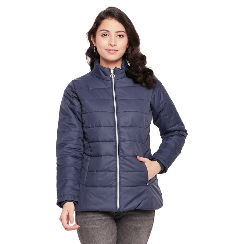 Duke Urban Women Full Sleeve Jacket (SDZ1610) Navy / M / Solid
