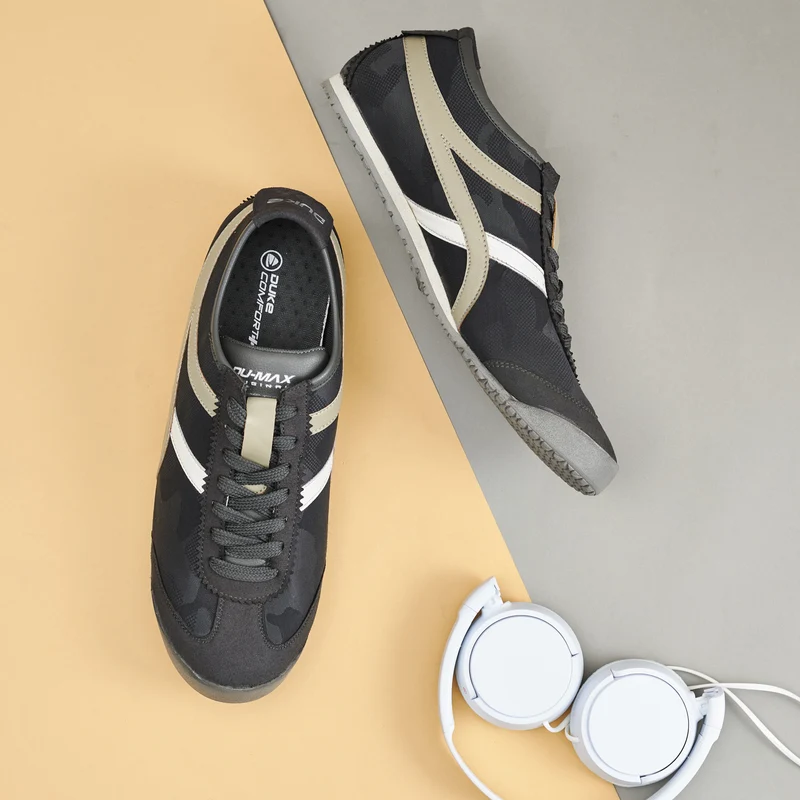 Duke Men Sneakers (FWOL831) Grey / UK 10 / Colorblocked