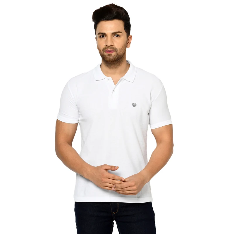 Duke Urban Men Half Sleeve Cotton T-Shirt (ONSD21S) White / XXL / Solid