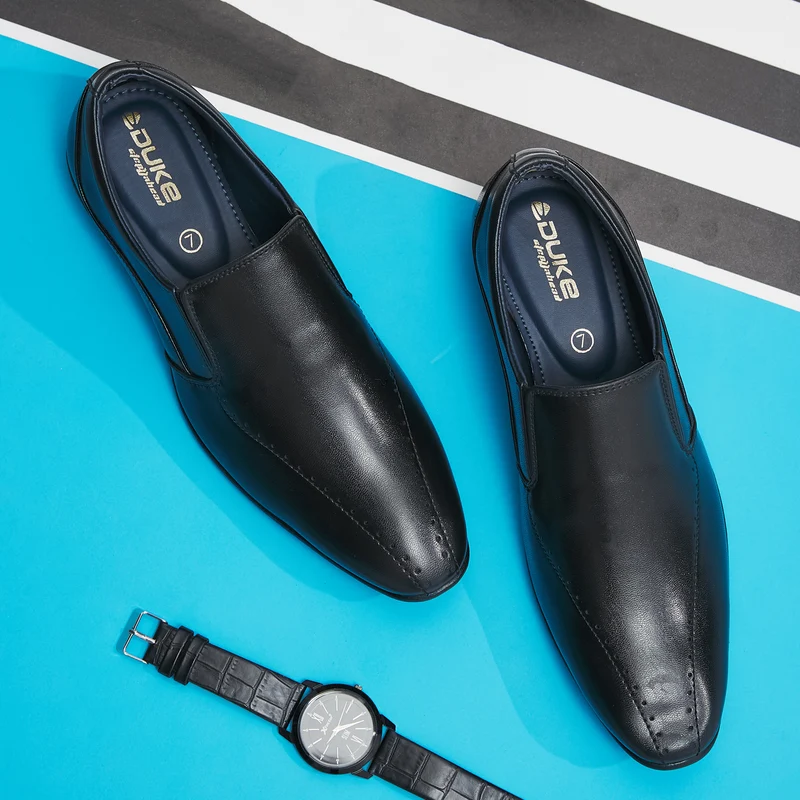 Duke Men Formal Shoes (FWD5025M) Black / 10 UK / Solid