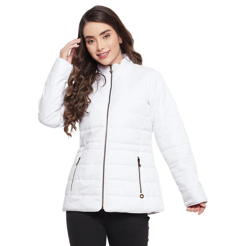 Duke Urban Women Full Sleeve Jacket (SDZ1601) XXL / White / Solid