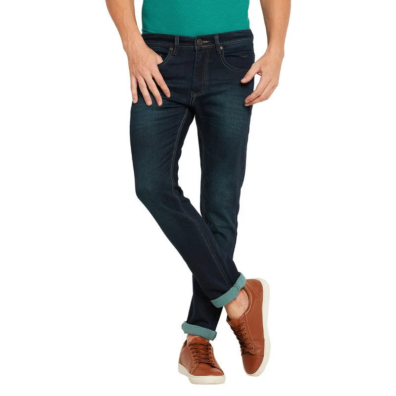 Duke Stardust Men Slim Fit Stretchable Jeans (SDD5304) Indigo / 32 / Washed