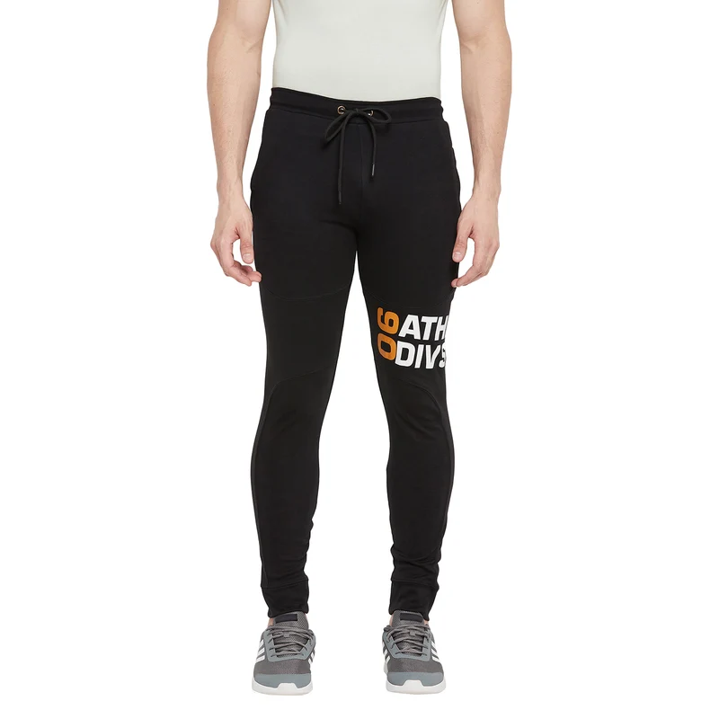 Duke Urban Men Joggers Track Pant (LF5642) Black / XL / Solid