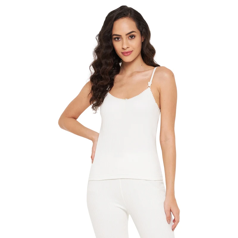 Duke Stardust Women U Neck Thermal (D13) Off White / S / Solid