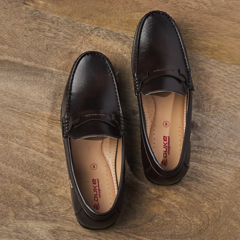Duke Men Loafers (FWOL789) Brown / UK 10 / Solid