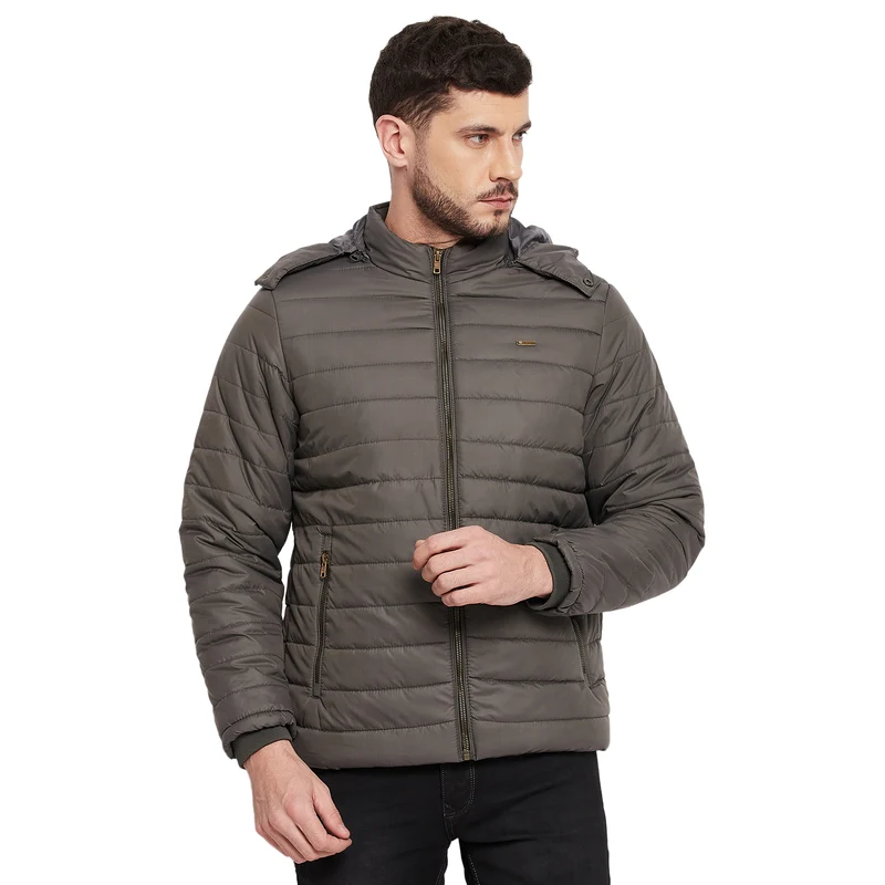 Duke Stardust Men Full Sleeve Jacket (SDZ1099) Olive / XL / Solid