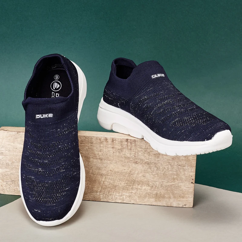 Duke Women Sports Shoes (XFOL1531) UK 6 / Navy / Solid Contrast