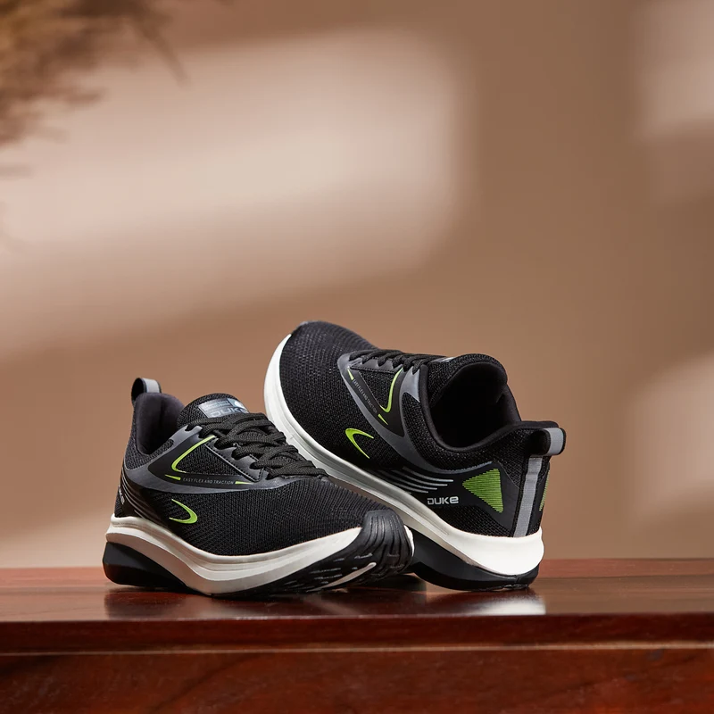 Duke Men Sports Shoes (FWOL1439) Black / UK 11 / Color Block