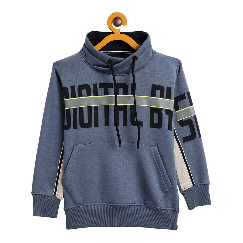 Duke Urban Boys Round Neck Sweatshirt (LF286) Air Force / 34 / Printed