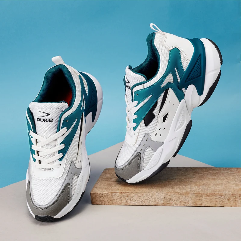 Duke Men Sports Shoes (FWOL1449) White / UK9 / Solid Contrast