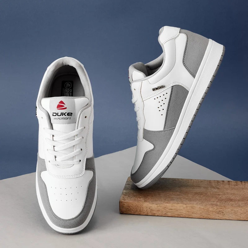 Duke Men Sneakers (FWOL1450) UK9 / White / Solid Contrast