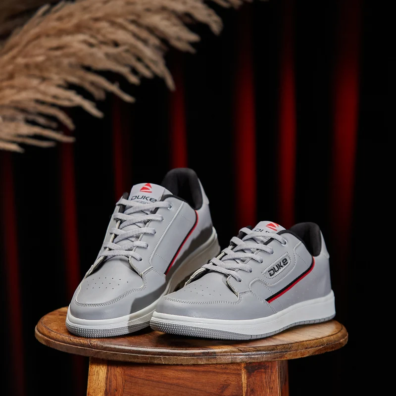 Duke Men Sneakers (FWOL1485) Grey / 8 UK / Solid Contrast