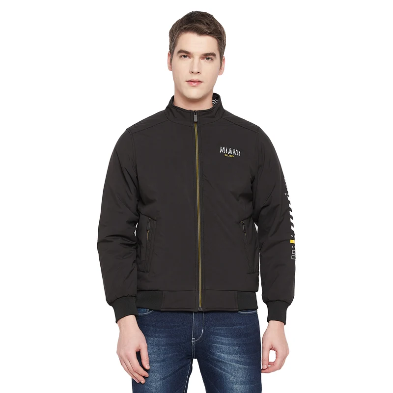 Duke Urban Men Full Sleeve Jacket (SDZ1066) Black / M / Solid