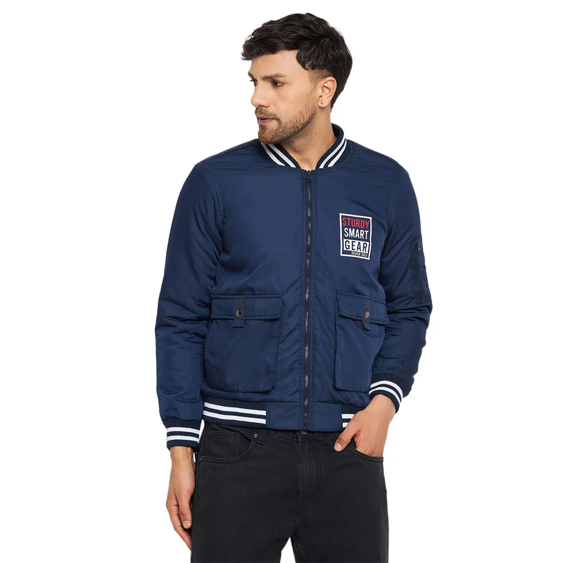 Duke Urban Men Full Sleeve Jacket (SDZ1075) Navy / M / Solid
