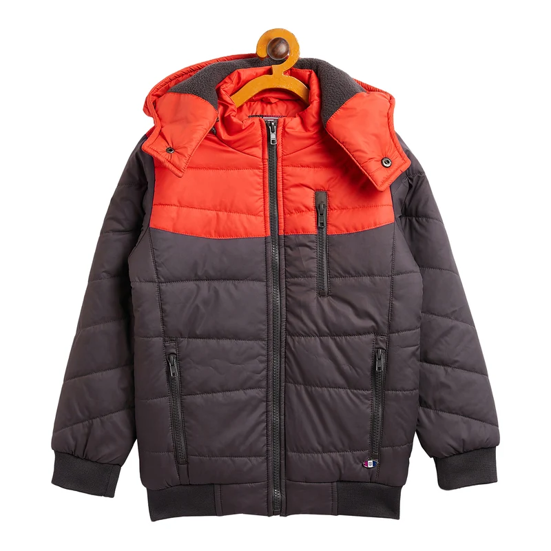 Duke Urban Boys Full Sleeve Jacket (SDZ2026) Anthra / 34 / Color Block