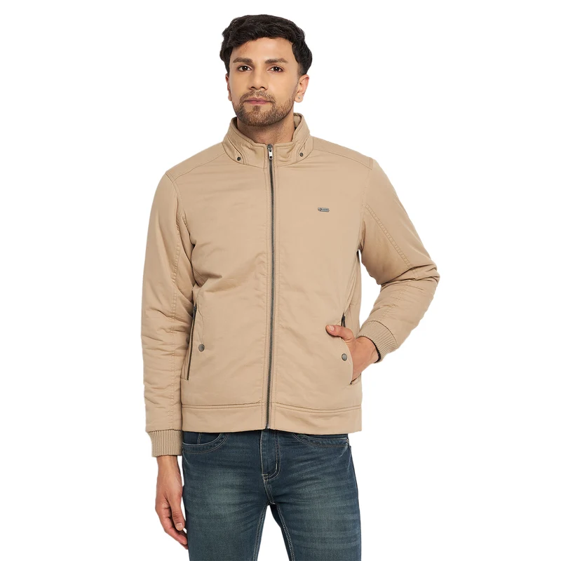 Duke Urban Men Full Sleeve Jacket (SDZ1817) Fawn / L / Solid