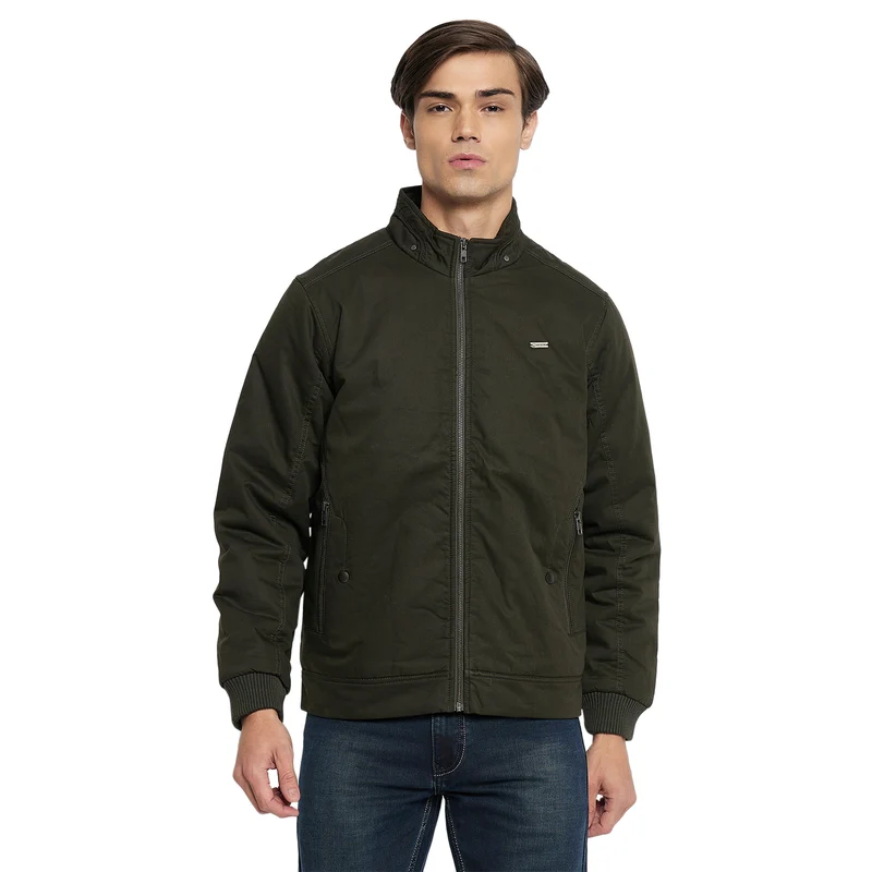 Duke Urban Men Full Sleeve Jacket (SDZ1817) Olive / XXL / Solid