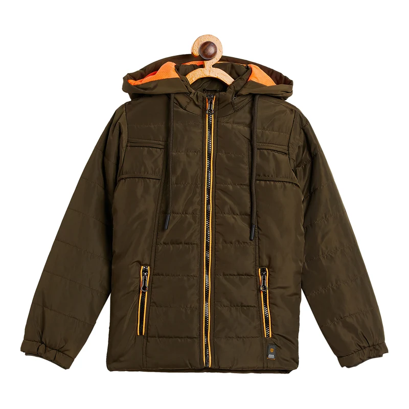 Duke Urban Boys Full Sleeve Jacket (SDZ2020) Military / 32 / Solid