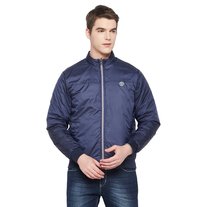 Duke Urban Men Full Sleeve Reversible Jacket (SDZ1812) XXL / Grey / Solid