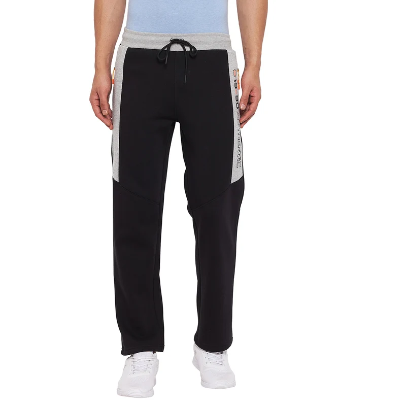 Duke Urban Men Classic Fit Track Pant (LF5628) Black / XXL / Solid