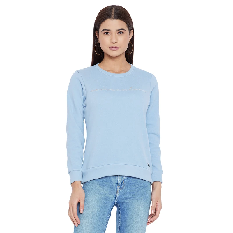 Duke Stardust Women Sweatshirt (LFX737) Blue Mix / XL / Solid