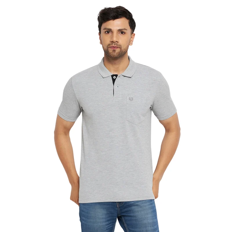Duke Urban Men Half Sleeve Cotton T-shirt (SD55) M / Mauve / Solid